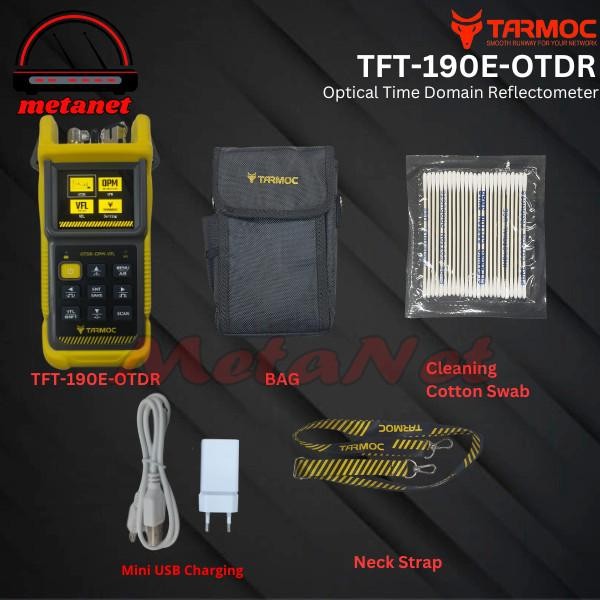 Tarmoc TFT-190E-OTDR | OTDR 1550nm ,OPM,VFL
