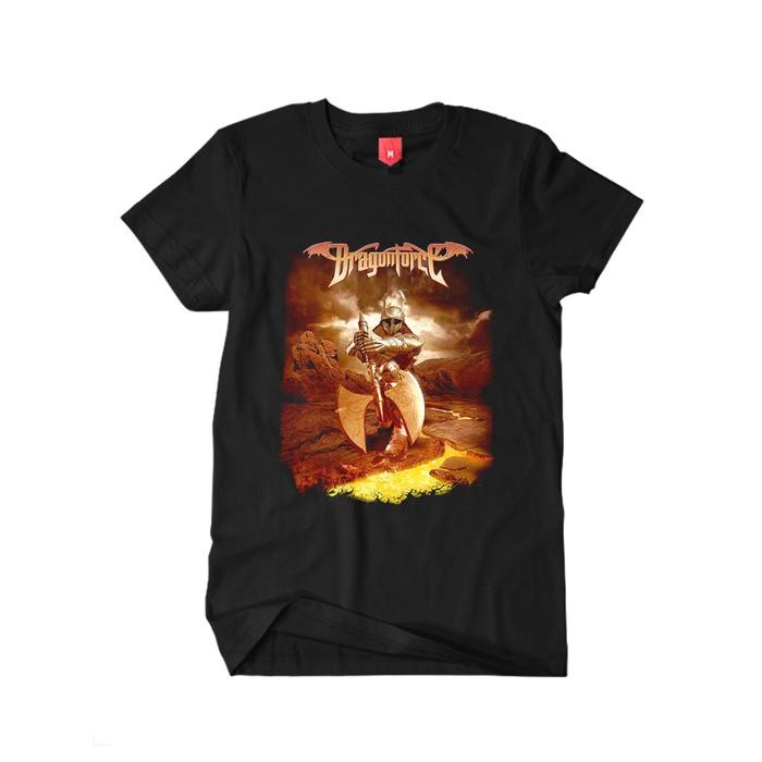 Kaos Band Dragonforce Premium T Shirt Baju Musik Metal Dragon Force