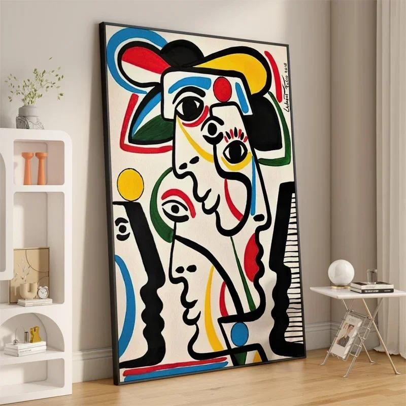 

Abstract and Personalized Character Art Painting Living Room Mural Poster Wall Decoration Painting Home Decoration