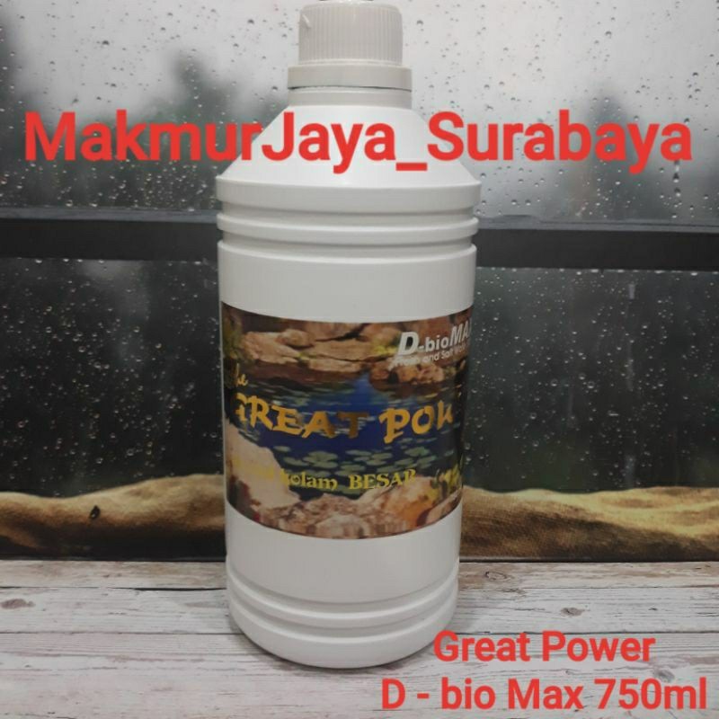 Penjernih kolam D bio max 750ml water tonic biomax GREAT POWER