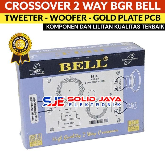 CROSSOVER 2 WAY BELL CROS OVER PASIF 2 WAY TWEETER WOOFER BELL ASLI