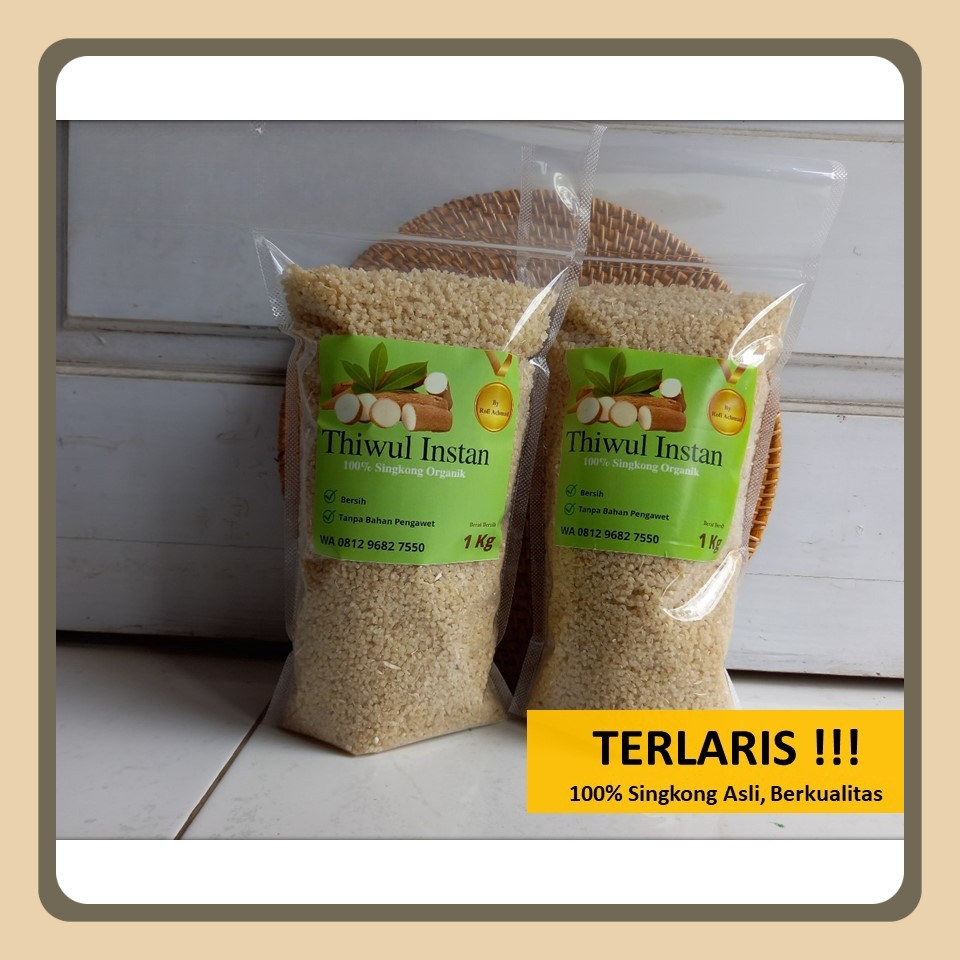 

(Kemasan 1 Kg) Tiwul Instan / Oyek Singkong / Beras Oyek Kebumen / Tiwul Kualitas Terbaik BERSIH