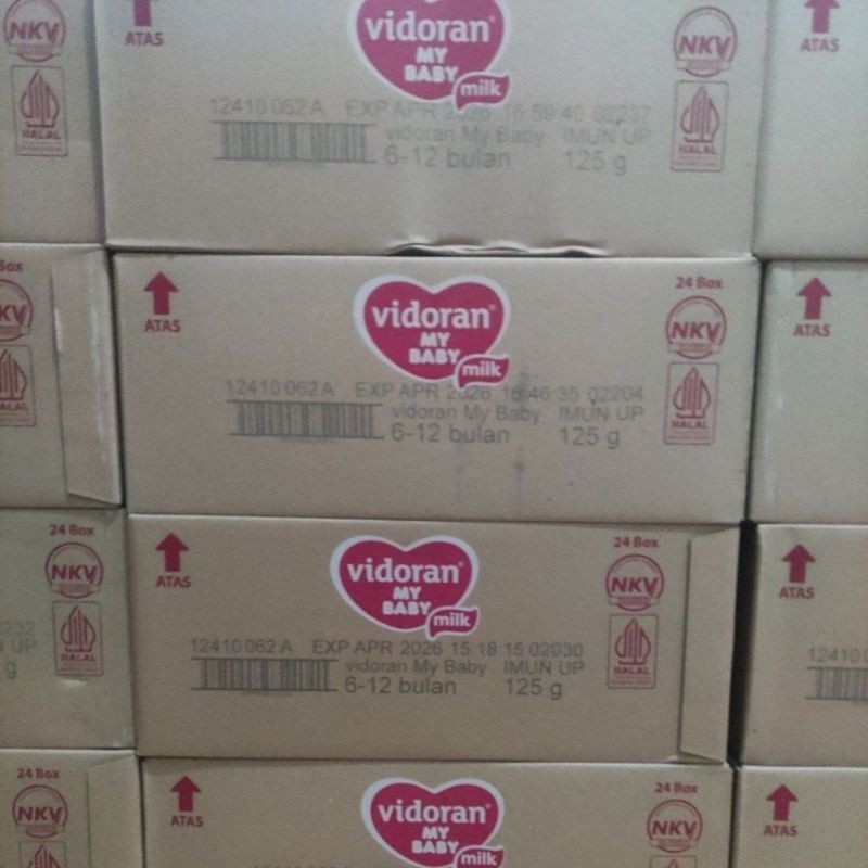 VIDORAN 6-12 Bulan 125g / KARTON / 24 BOXCO
