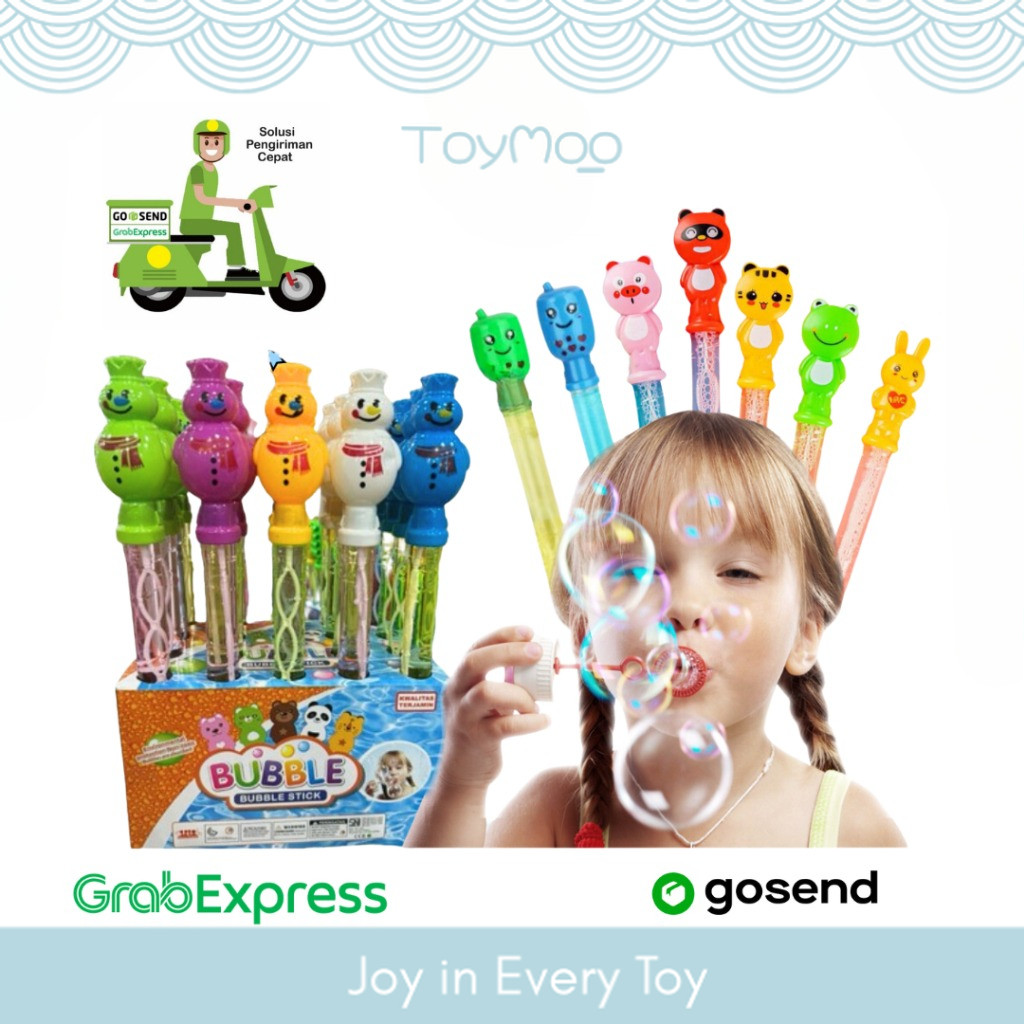 [ TOYMOO ] (KHUSUS OJEK INSTANT) Mainan Gelembung Stick Bubble / Bubble Sabun Stik Panjang