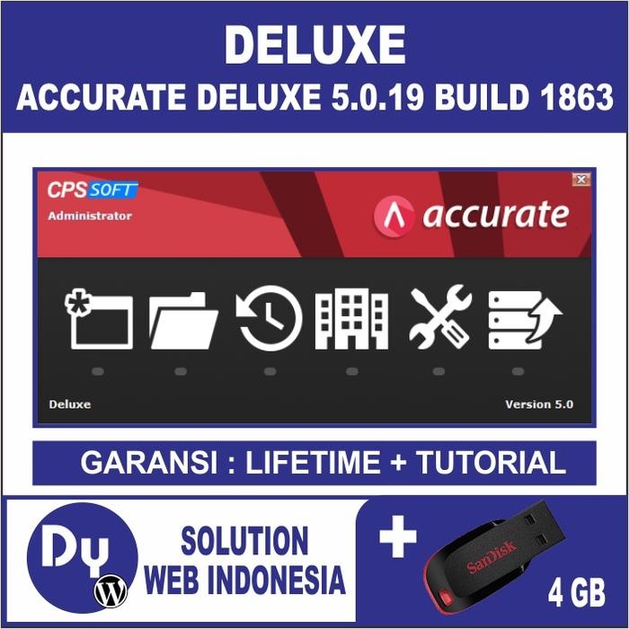 ACCURATE 5 Deluxe 5.0.19 Build 1863 + Flashdisk 4 GB