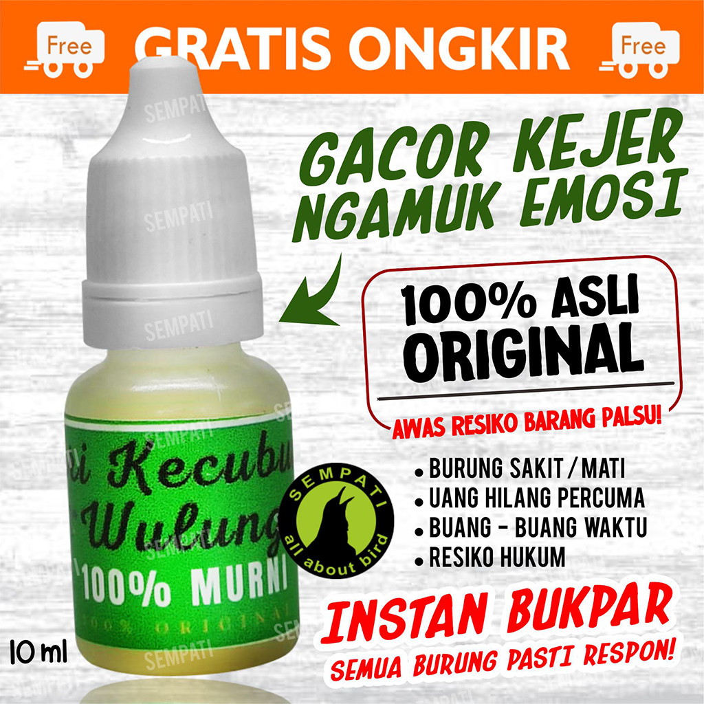 SEMPATI Sari Kecubung Wulung Vitamin Penggacor Burung Lovebird Murai Kacer Kenari 100% Kecubung Murn