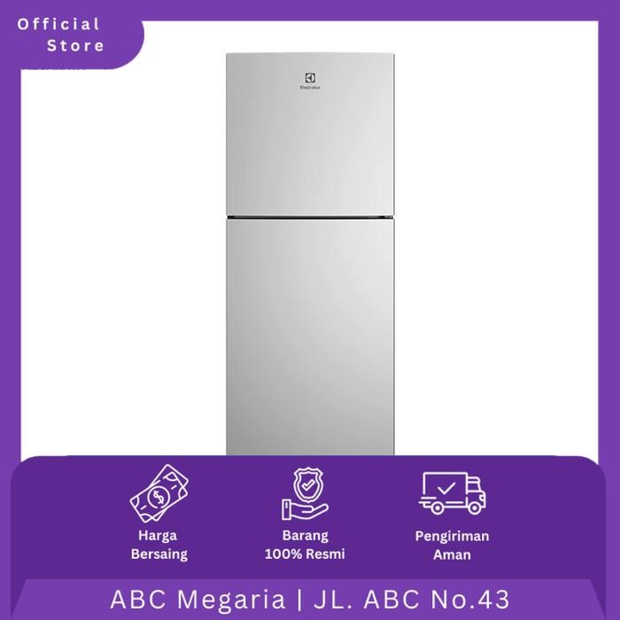 Electrolux Kulkas 2 Pintu ETB2502JA / ETB2502-JA / ETB2502J-A 225L
