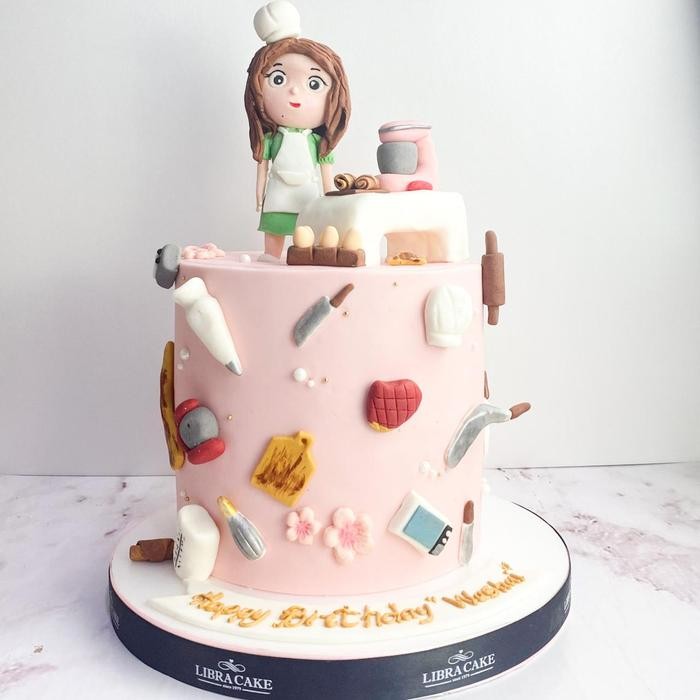 

Libra Cake Kue Ulang Tahun Birthday Cake Tema Masakan Dapur Jakarta dengan Dekorasi Chef dan Alat Memasak Unik Catering Malang DMT