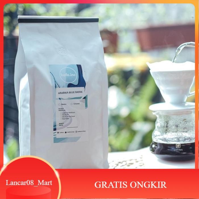 

【L-MART】"BISA COD" Kopi Arabika Blue Batak 1 Kg ( biji / bubuk ) Biji