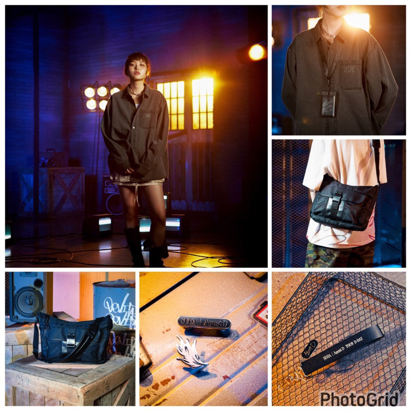 [READY STOCK] SUGA AGUST D TOUR D-DAY MERCH CROSS BAG EARRINGS SET BALL CAP