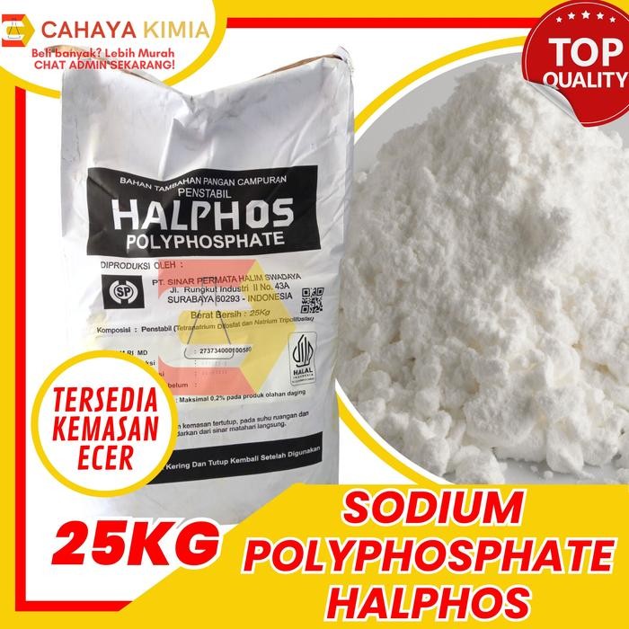 

Sodium Polyphosphate Halphos - Food Grade 1 zak (25 kg)