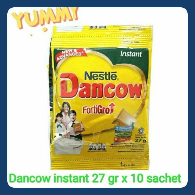 

dancow instant isi 10 sachet | nestle