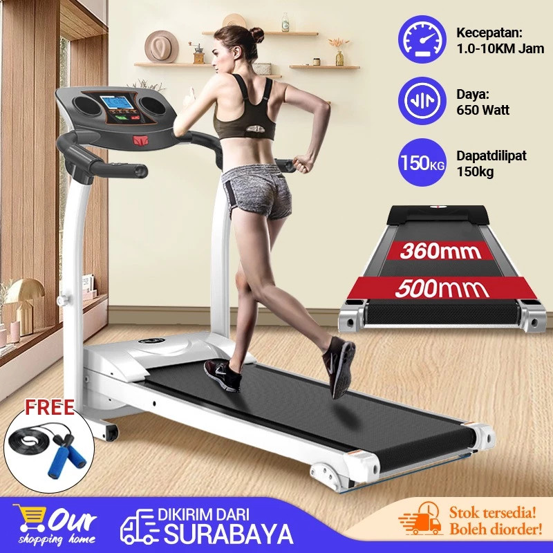 Tredmill Listrik 2.0 Mesin Lari/Treadmill Elektrik /Olahraga /Gym Fitness Cardio/Mesin Alat Lari Ola