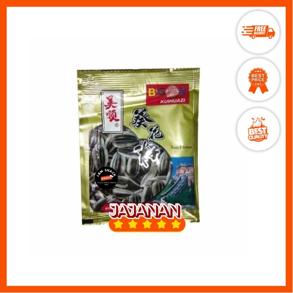 

Kwaci/Kuaci Bison Biji Bunga Matahari 1 Pack Isi 20 pcs Jajanan Termurah