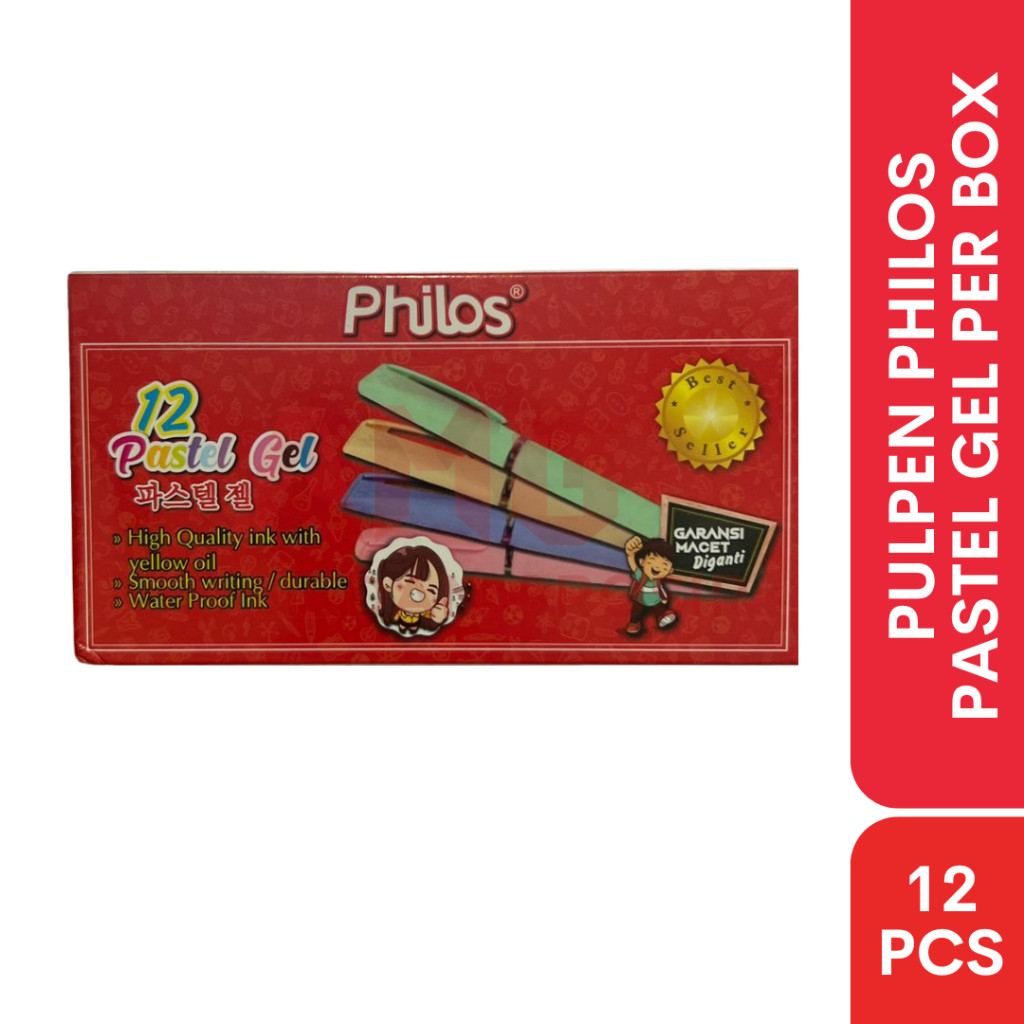 

PULPEN GEL PHILOS PASTEL GEL BEST SELLER
