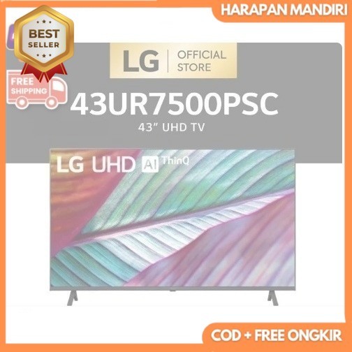 LG - TV/TELEVISI 43 INC SMART TV LED 43UR7500PSC GARANSI RESMI BR2