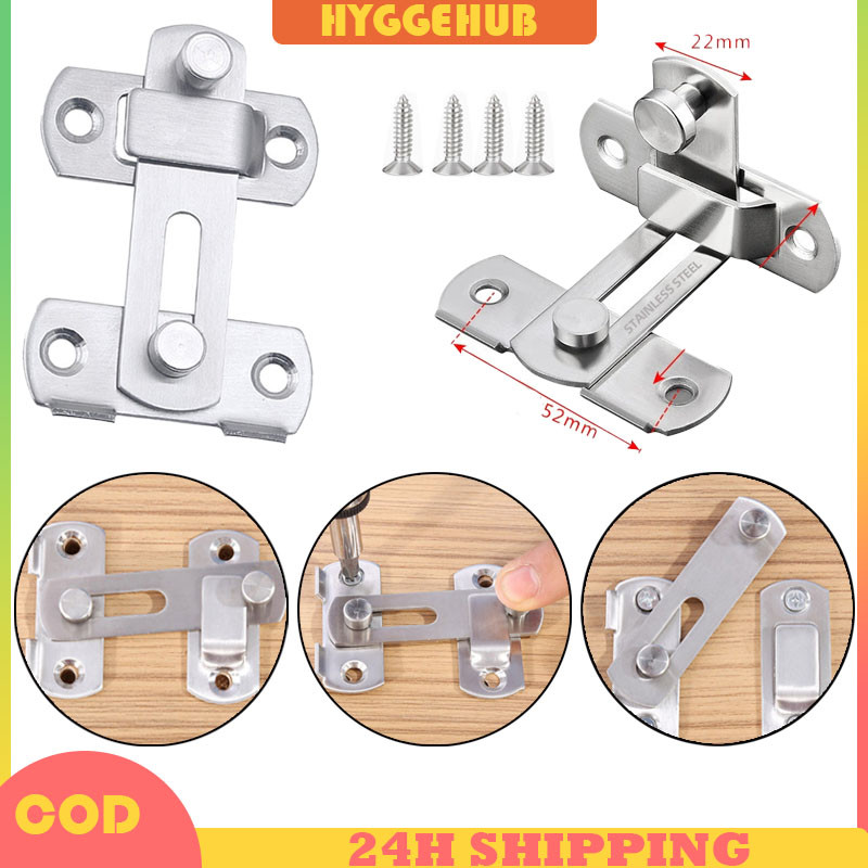 Selot Slot Overpal Gembok /Lemari Geser Sleeding Sliding Gembok Stainless/Grendel Kait