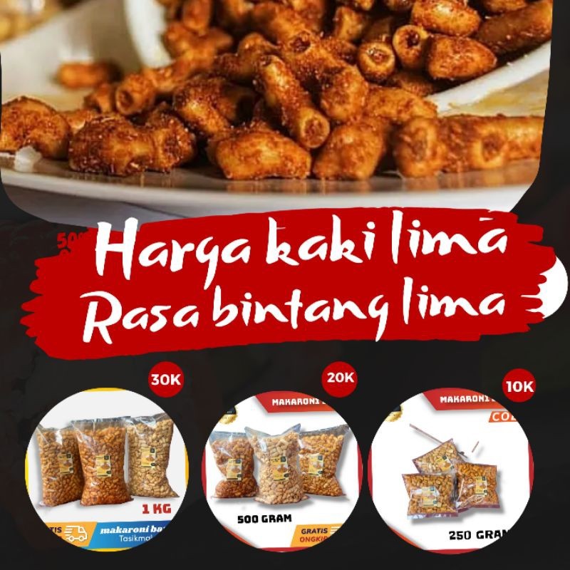 

Makaroni Bantet Bantat Kiloan 250 Gram Termurah Oleh Oleh Khas Tasikmalaya