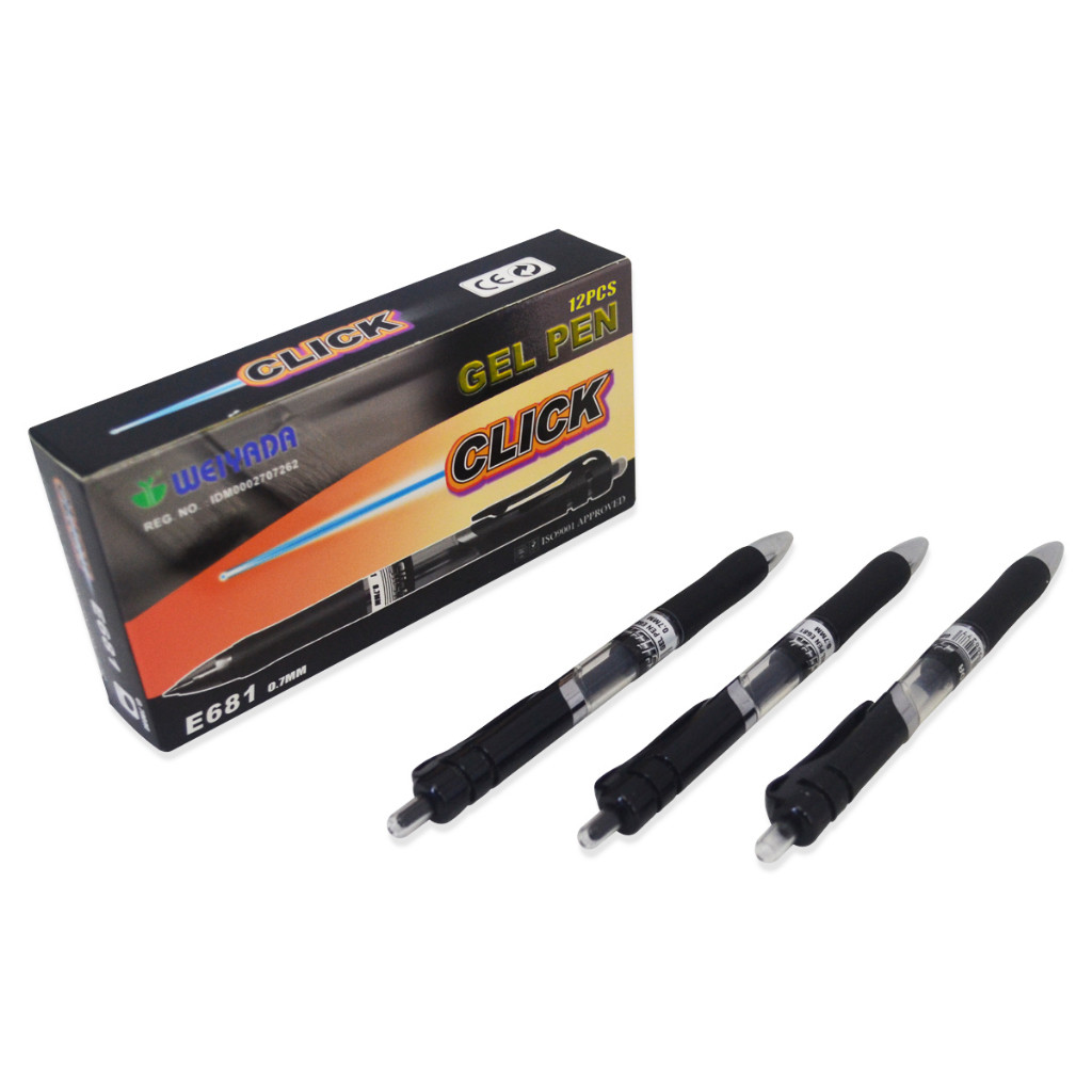 

Pena Gel Pen Balpoin Ballpoint Pulpen Weiyada 681 Pen 0.7mm