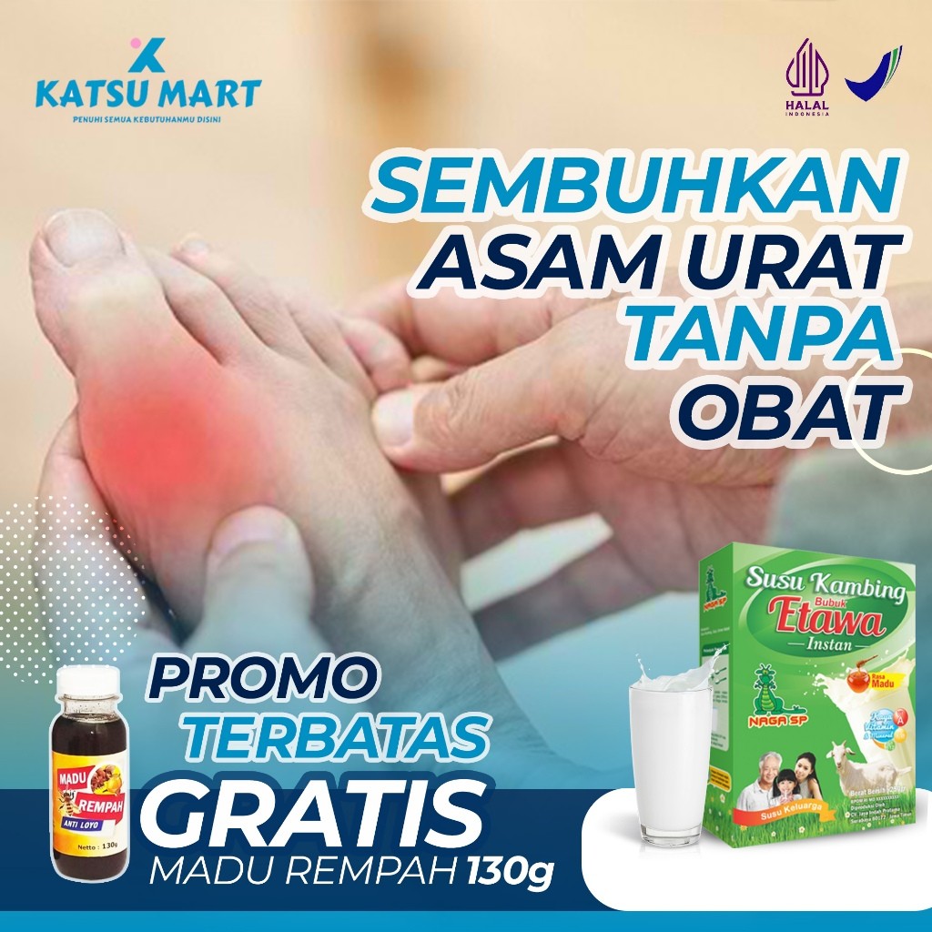 

Susu Kambing Etawa Naga SP 250g (MADU) Terapi Pengobatan Asam Urat Tanpa Obat