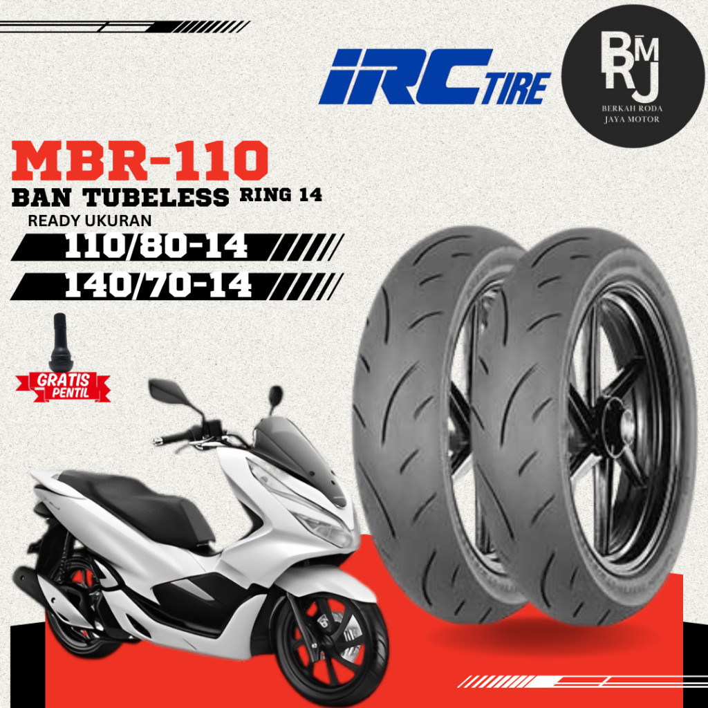 BAN MOTOR AEROX SOFT COMPOUND IRC MBR-110 Aerox Vario 160 PCX OLD