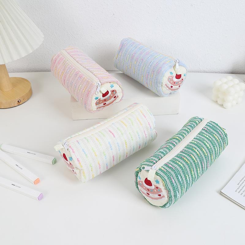 

Kotak Pensil Pouch Canvas Tempat Pensil Cute CAKE EDITION Organizer
