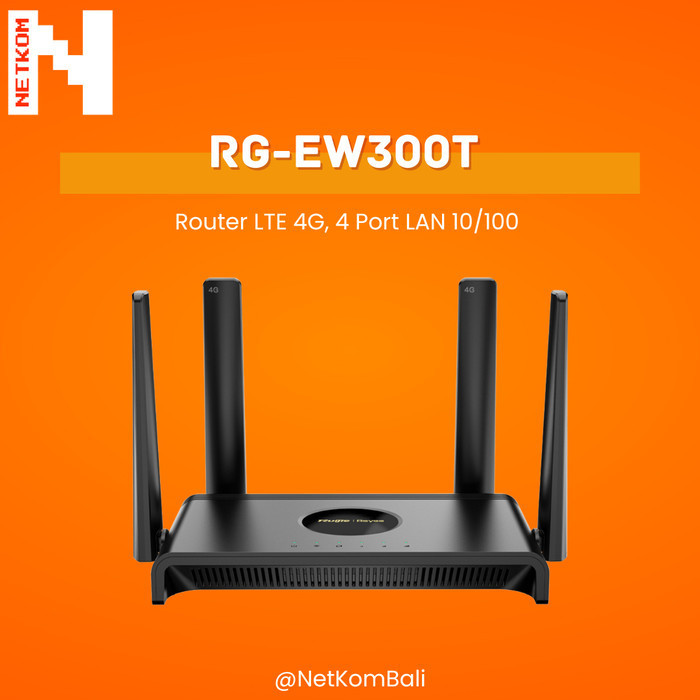Router Ruijie LTE 4G Wireless N300 RG-EW300T