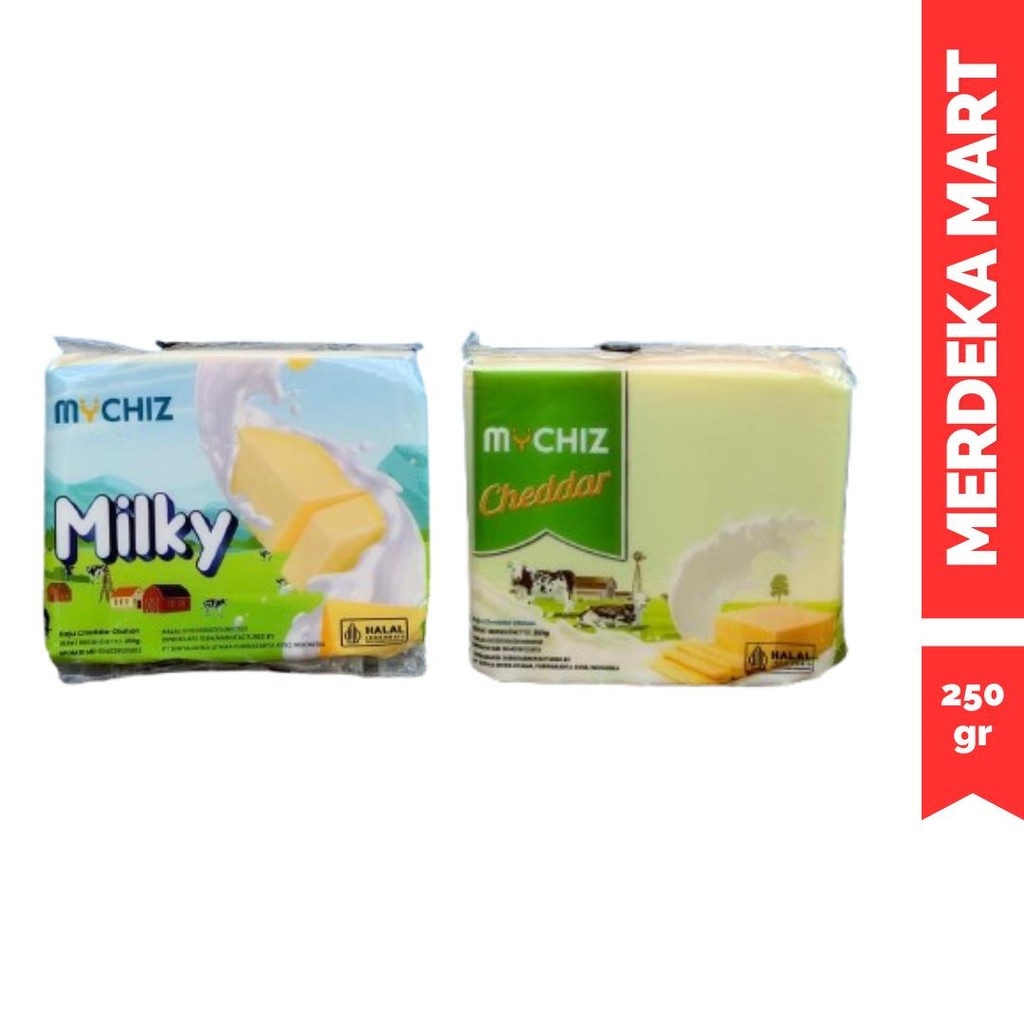 

(1 PCS) KEJU CHEDDAR MYCHIZ DAN MILKY 250gr