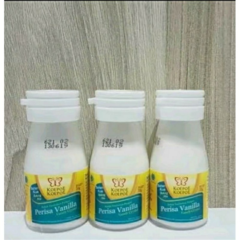 

Vanili Kristal Cap Koepoe Koepoe 20gr - Perisa Vanilla Bubuk untuk Kue & Kue Kering