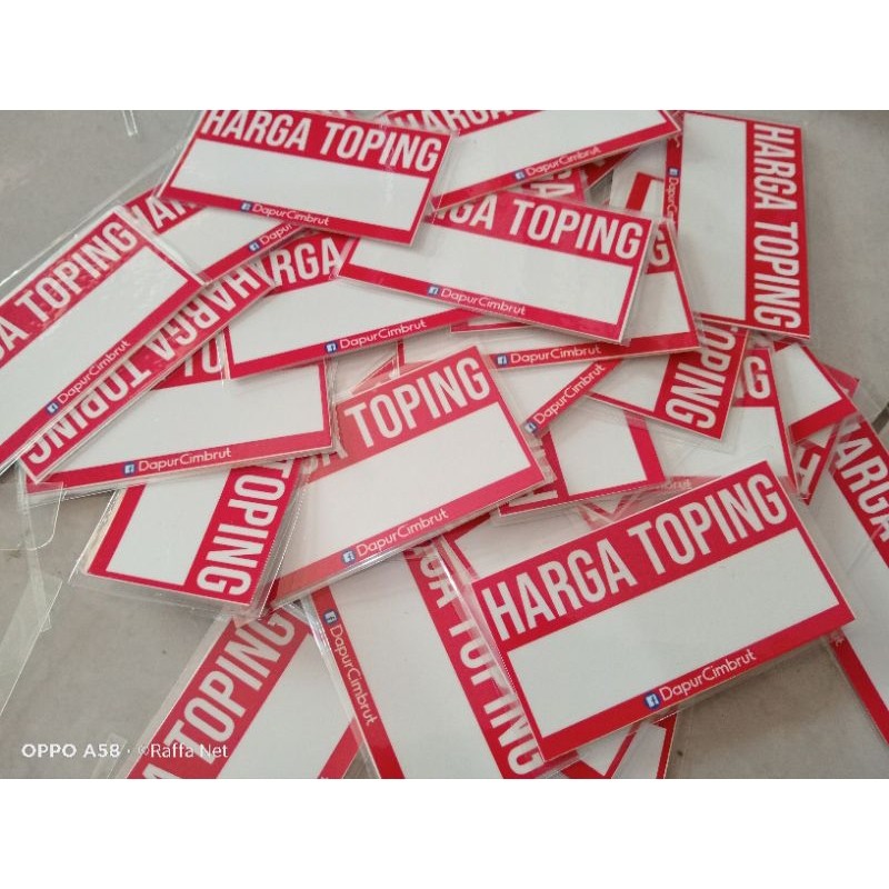 

JDM Project - Daftar Harga Toping seblak + laminating isi 20pcs