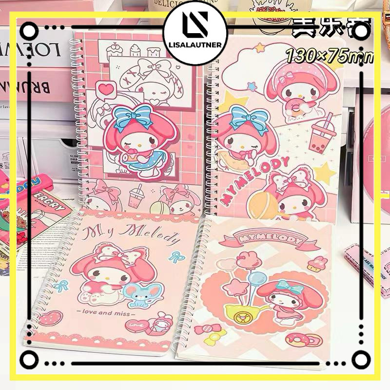 

RB 4 Pcs Buku Note A5 Motip Lucu Karakter Anak Buku Tulis Buku Garis Anak Buku Note Kartun Lucu