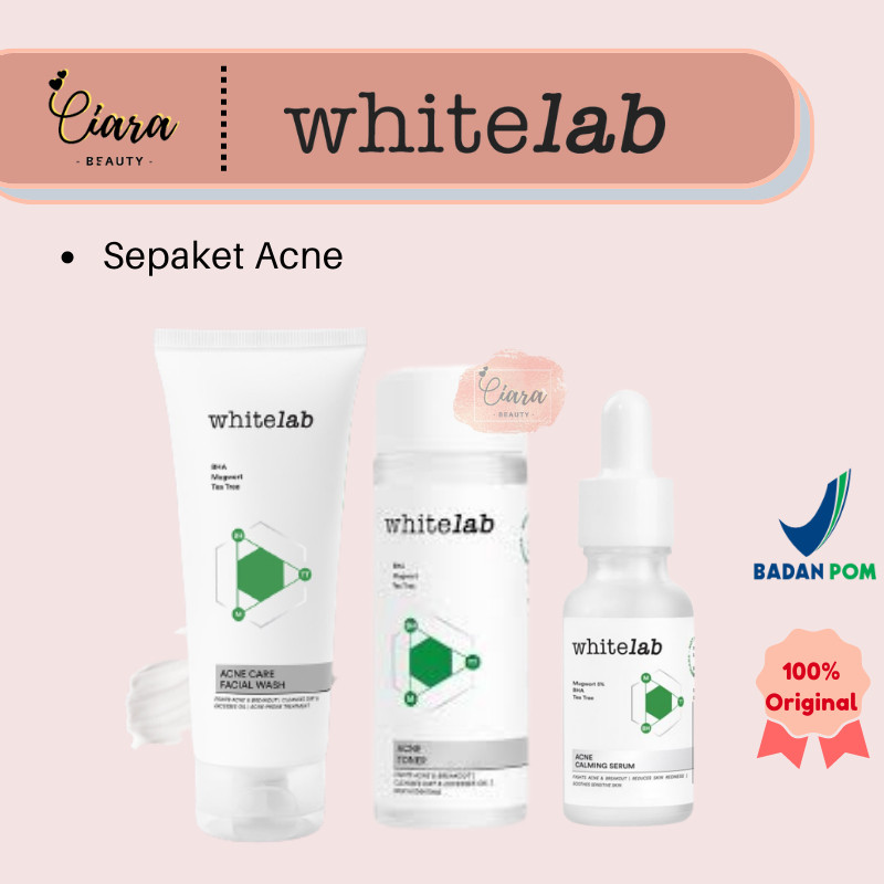 Whitelab Acne Tanpa Acne Cream / Whitelab Paket Acne