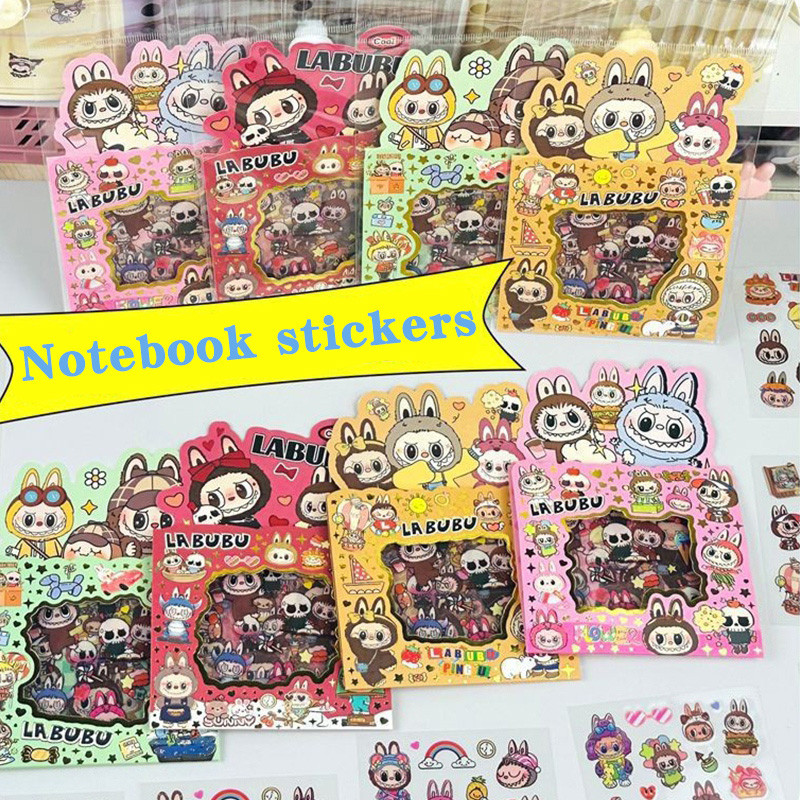 

10pcs Sheets Anime Figures Stickers Book Cartoon Stationery Stickers Scrapbook Sticker Kawaii Stickers for Notebook