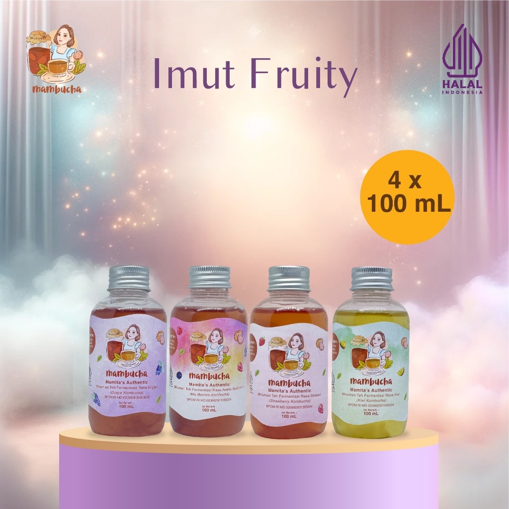 

Paket Imut Fruity isi 4 pcs x 100ml