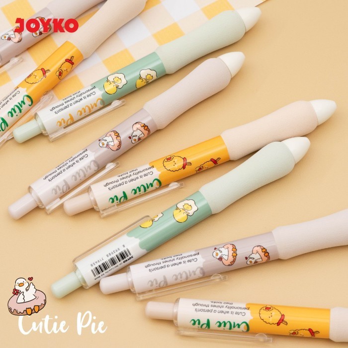 

Gel Pen Pulpen Pena Joyko GP-390 Cutie Pie Gel 0.5 mm (1 PCS) - Bolpen Pulpen Gel Hitam 0.5 mm