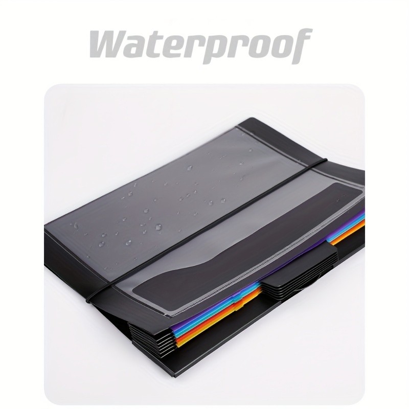 

6-pocket hanging folder Multi-color hanging file organizer Removable hanging paper organizer