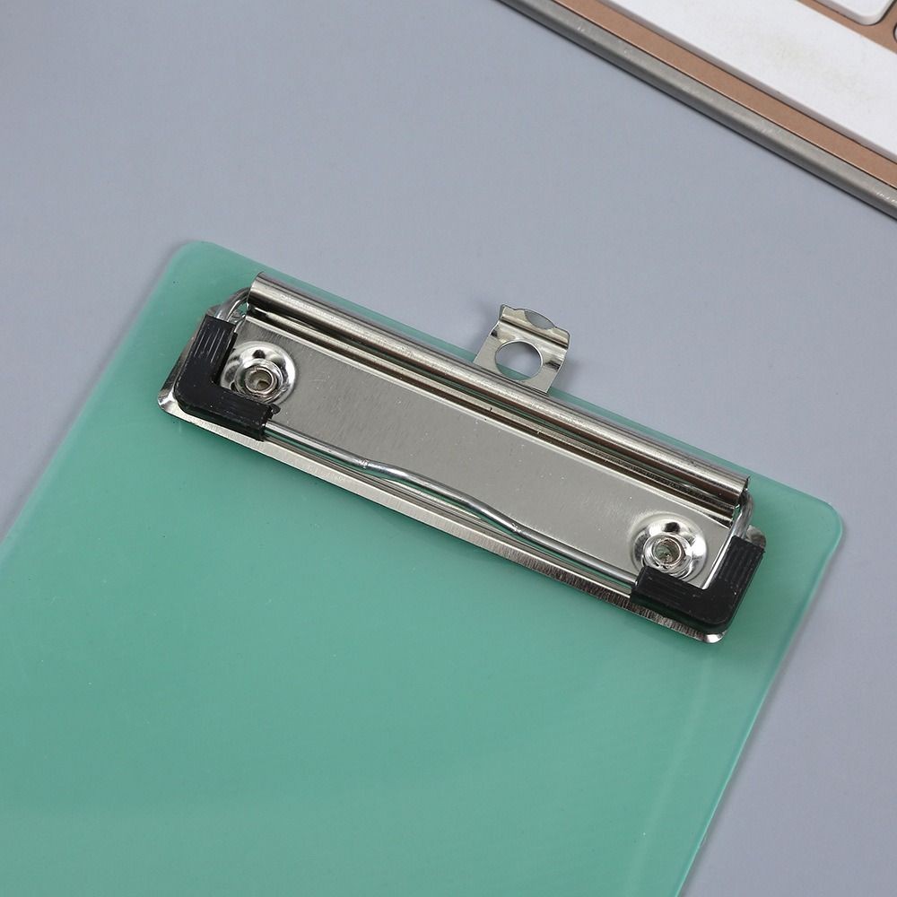 

With Low Profile Gold Clip Mini A6 File Folder Document Folder Writing Sheet Pad Paper Organizer Writing Tablet Writing Pad