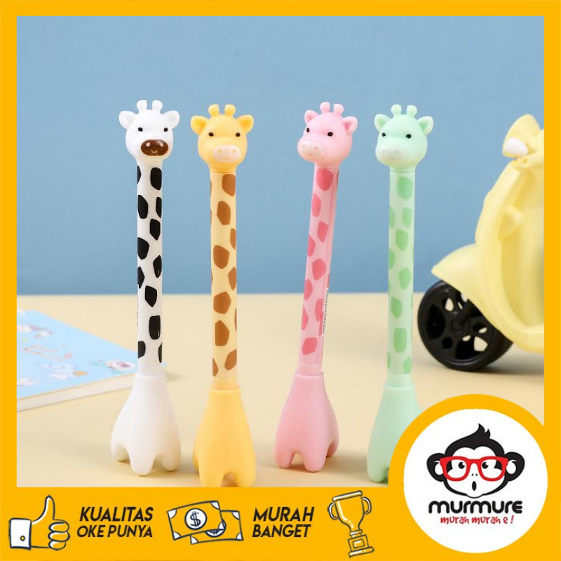 

Promo Hemat MURMURE I PULPEN GEL 0.38MM UNIK LUCU BENTUK JERAPAH WARNA-WARNI / PULPEN GEL 0.38MM MOTIF JERAPAH LUCU