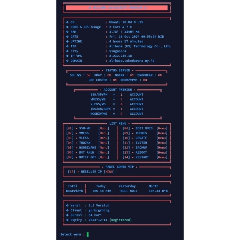 AutoScript VPS OpenSource Hak Milik