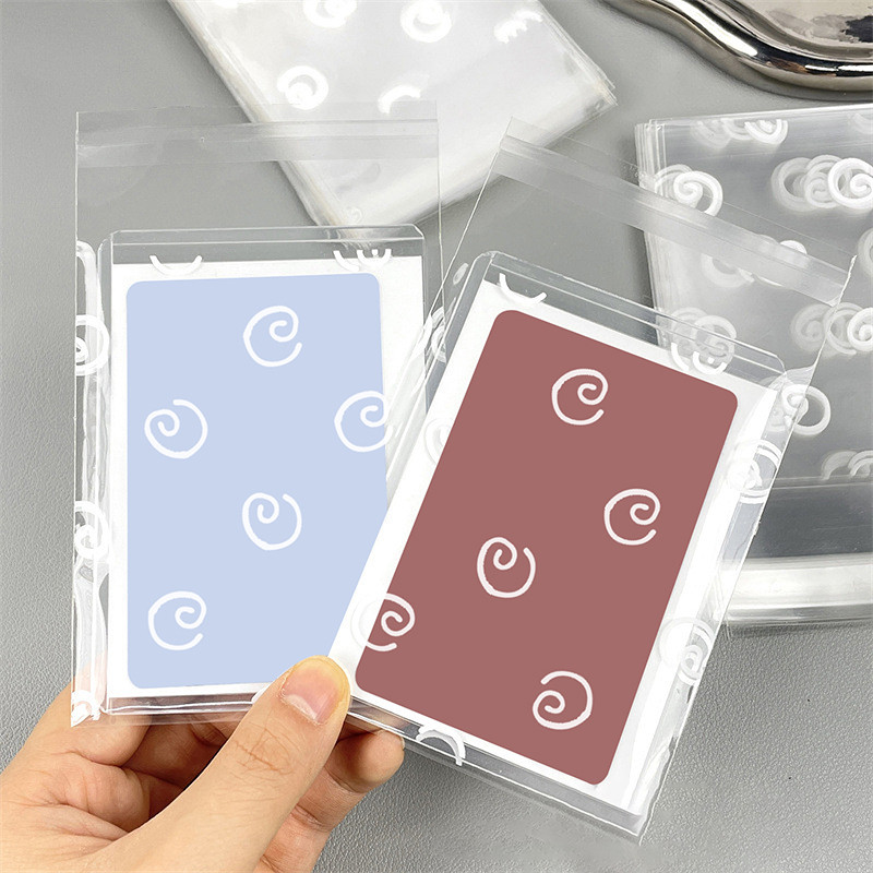 

50/100Pcs Transparent Card Holder Storage Bags Pouch Korean Idol Photocards ID Game Card Protector Gift Packaging Stationery DIY