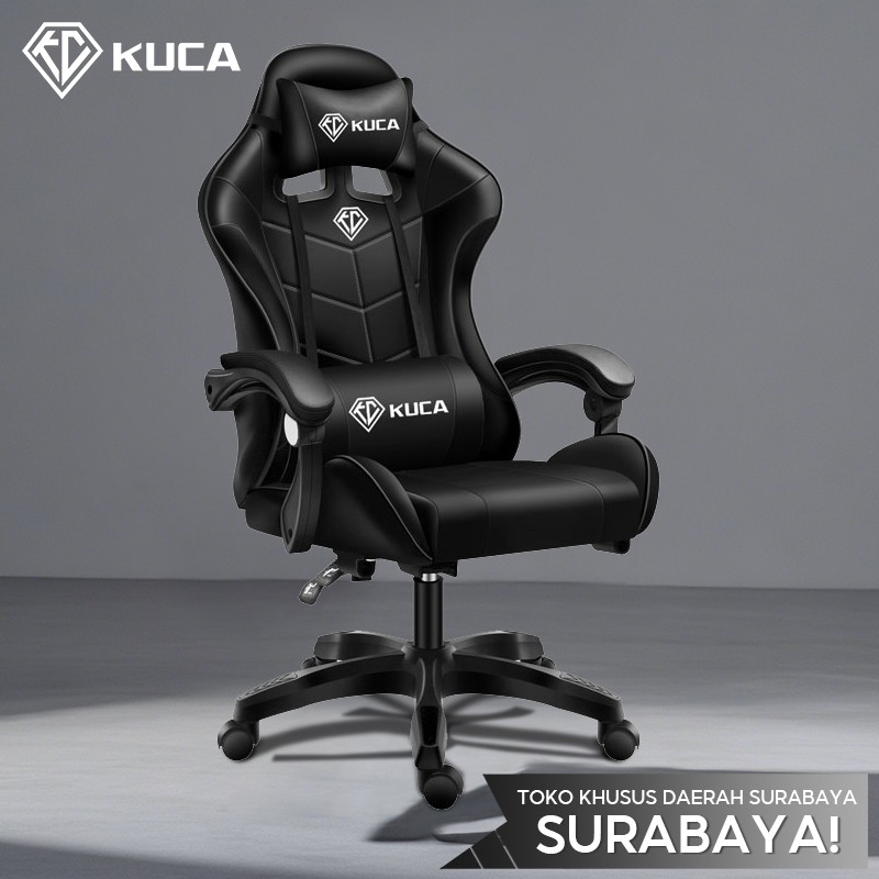 [Pengiriman Dari Surabaya] KUCA Kursi Gaming/ Gaming Chair / Kursi Gamers / Kursi Gamer / Kursui Put