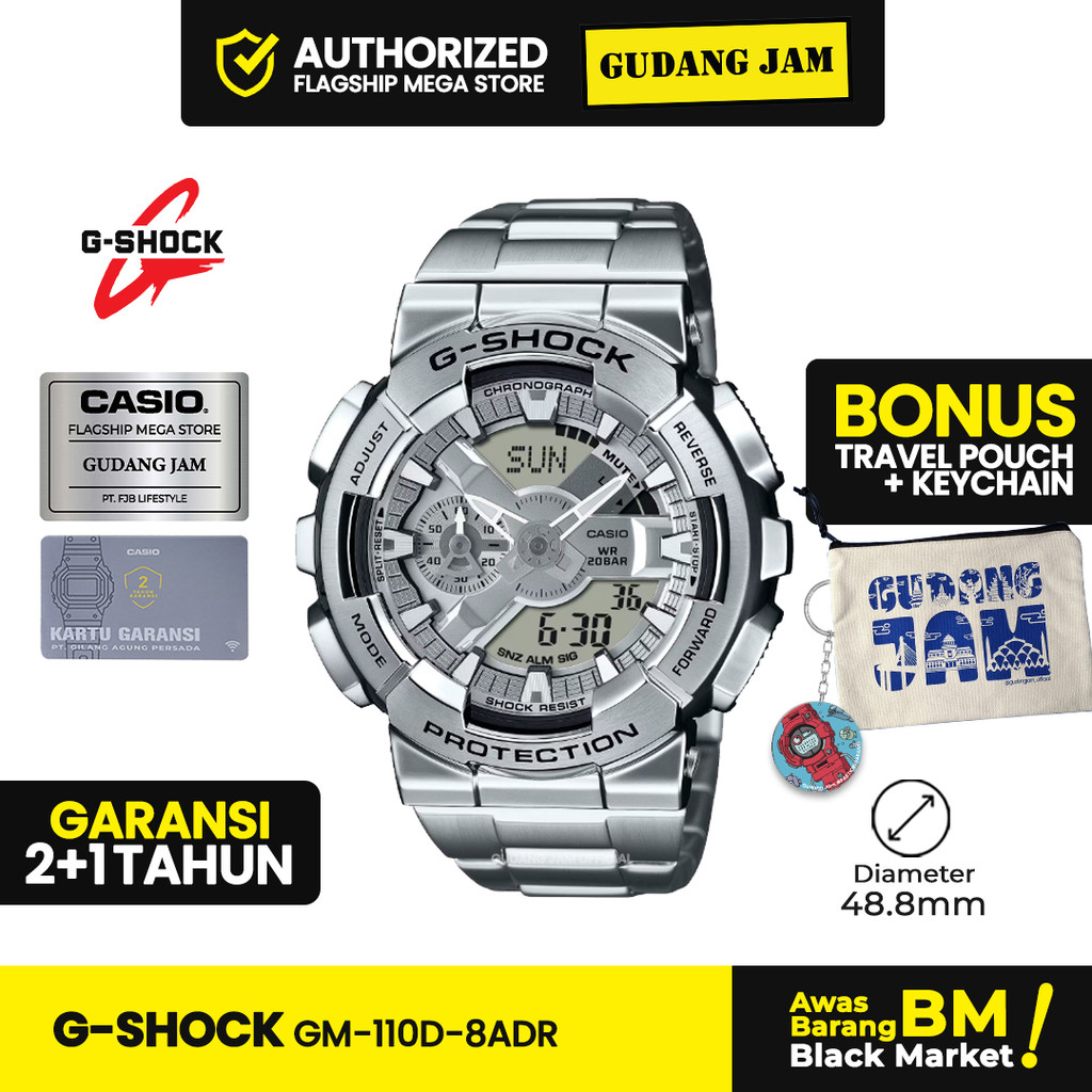 G-Shock Pria GM-110D-8ADR GM-110D-8A GM-110D GM110D GM 110D
