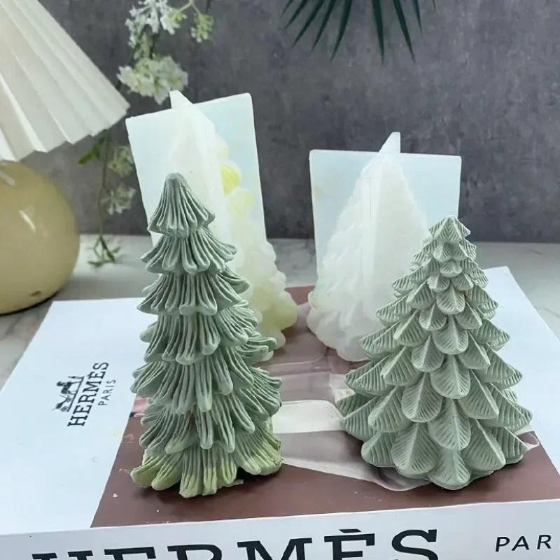 

Tree Candle Silicone Mold 3D Tree Gypsum Ornaments Resin Mold DIY Handmade Gift Making Drip Mold