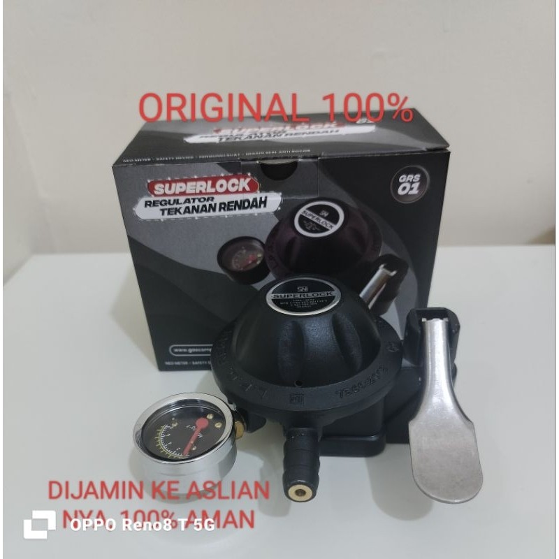 REGULATOR SUPERLOCK GRS 01 REGULATOR KOMPOR GAS TEKANAN RENDAH // REGULATOR SUPERLOCK GRS-02