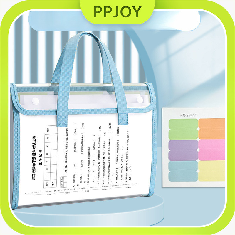 

【Ready】A4 Transparan File Folder Document Bag Tas Dokumen File / Folder Bag 13 Sekat