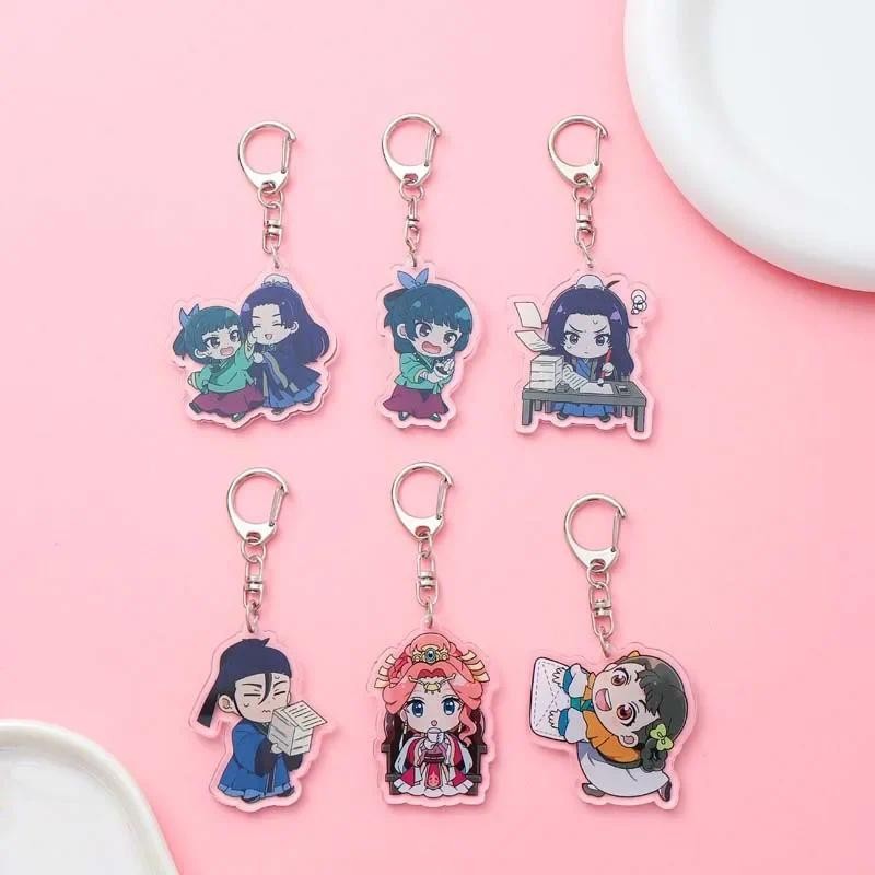 

Anime The Apothecary Diaries Acrylic keychain accessaries Cartoon funny Bag Pendant cute bag charm Keyring Friends Fans Gifts