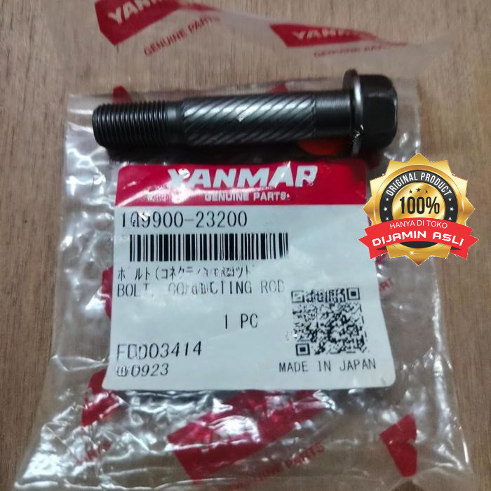 Bolt conrod Yanmar AW70/82 YH850/700 4TNV98 94 129900-23200 Original DIJAMIN ASLI YANMAR
