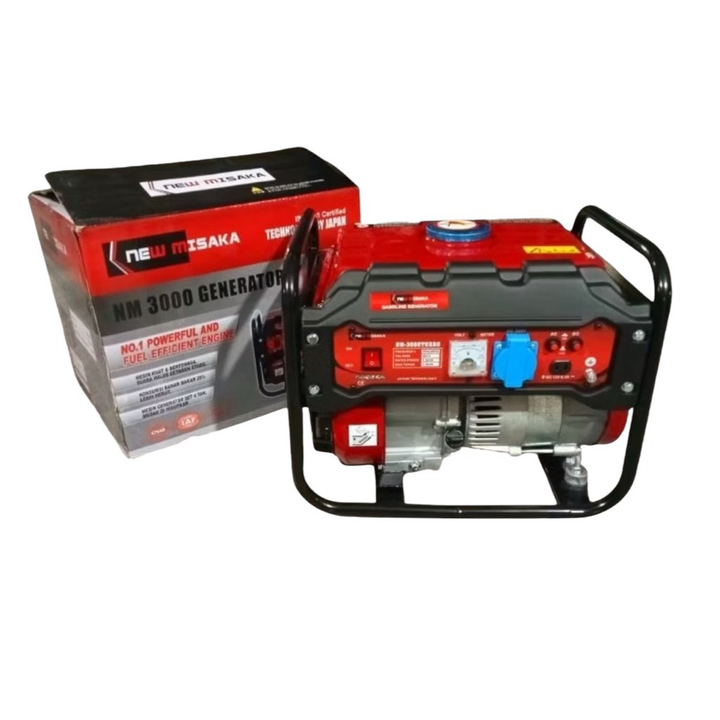 TERMURAH GENSET NEW MISAKA NW 3000 GENERATOR 1000watt