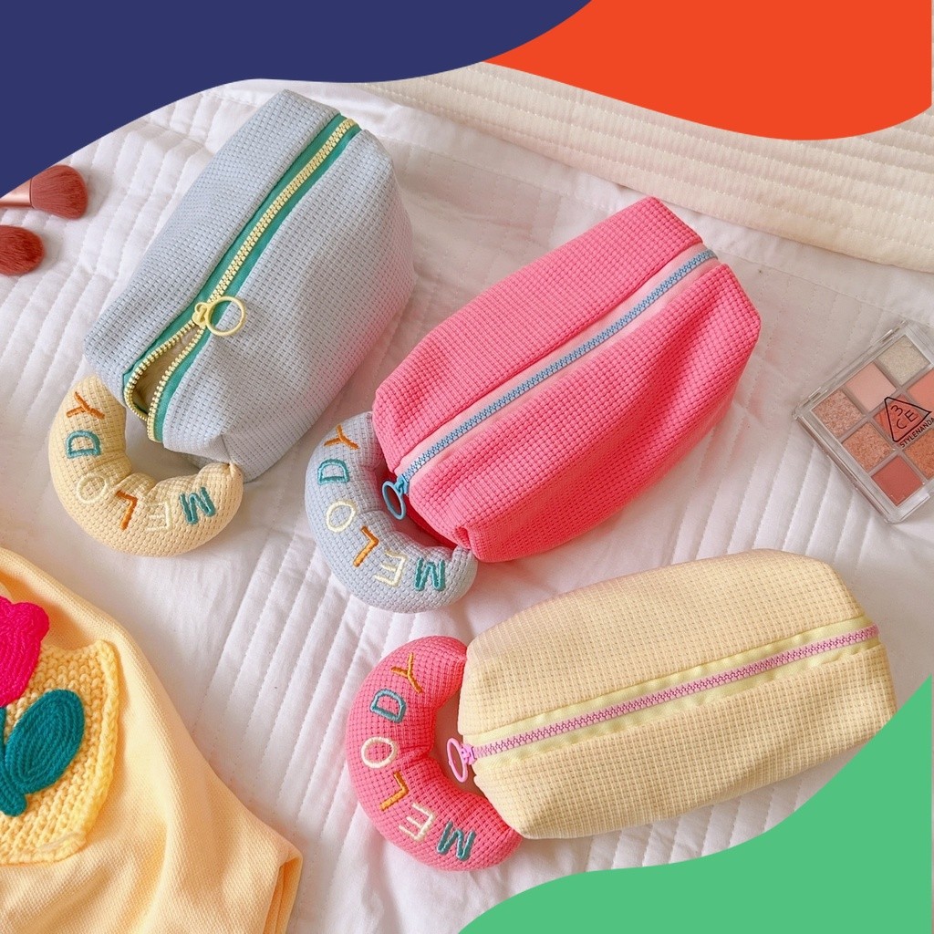 

COD Mismi Alina Pencil Case / Tas Kosmetik / Kotak Pensil Cute Sekolah Perempuan Trendy - PC4A HOTT