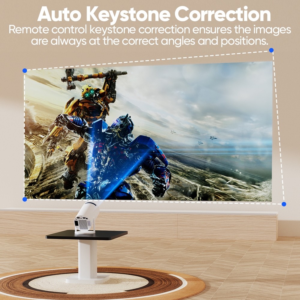 New GOOJODOQ PROYEKTOR ANDROID 4K WIFI Bluetooth / PROJECTOR ANDROID MINI / PROYEKTOR MURAH / PROYEK